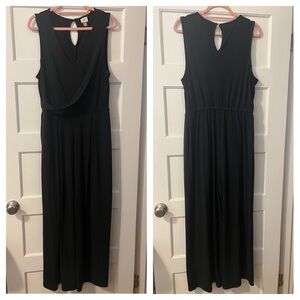 A New Day Black Sleeveless Jumpsuit – Size L